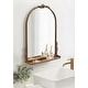 preview thumbnail 5 of 16, Kate and Laurel Myrcelle Arched Wall Mirror with Shelf