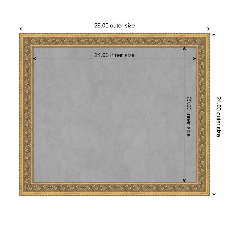 Amanti Art Carter Dark Gold Framed - 28 x 24 in