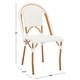 preview thumbnail 5 of 16, SAFAVIEH California Outdoor Side Chair Set of 2 (Fully Assembled) - 20 in. W x 22 in. D x 35 in. H