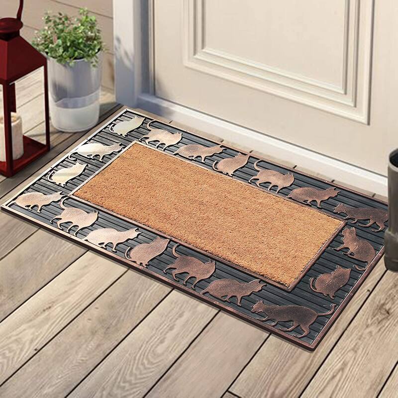 A1HC Highly Durable Decorative Rubber and Coir Molded Doormat