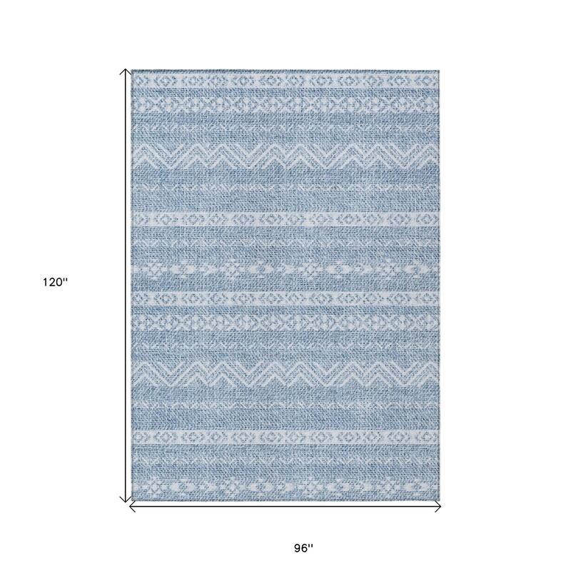 HomeRoots Southwestern Transitional Rectangle Outdoor Rug