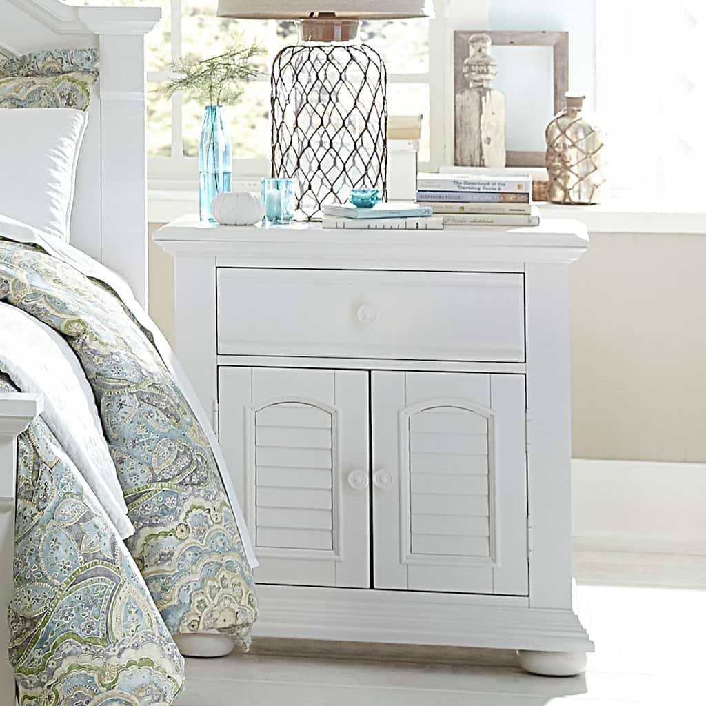 Summer House I Oyster White Night Stand