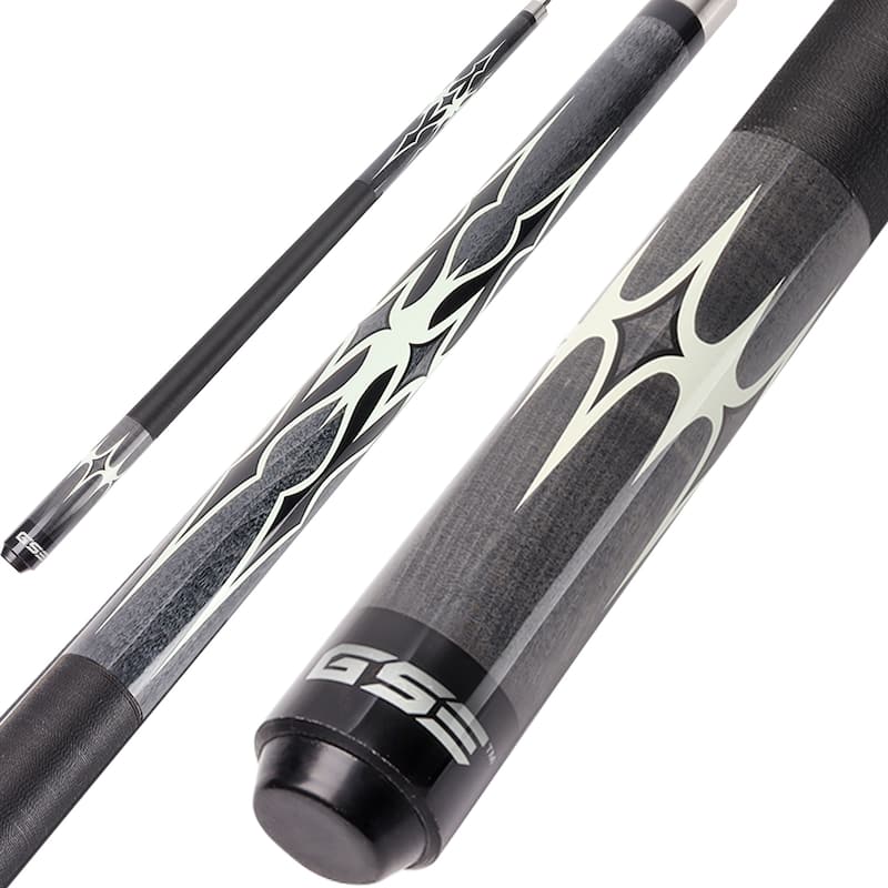 GSE™ 58" 2-Piece Canadian Maple Hardwood Billiard Pool Cue Stick for Men/Women.Great for House Game Room or Commercial Bar Use