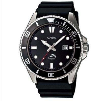 Casio Mdv106-1Av Men's Analog Duro 200M Dive Wrist Watch, Silver