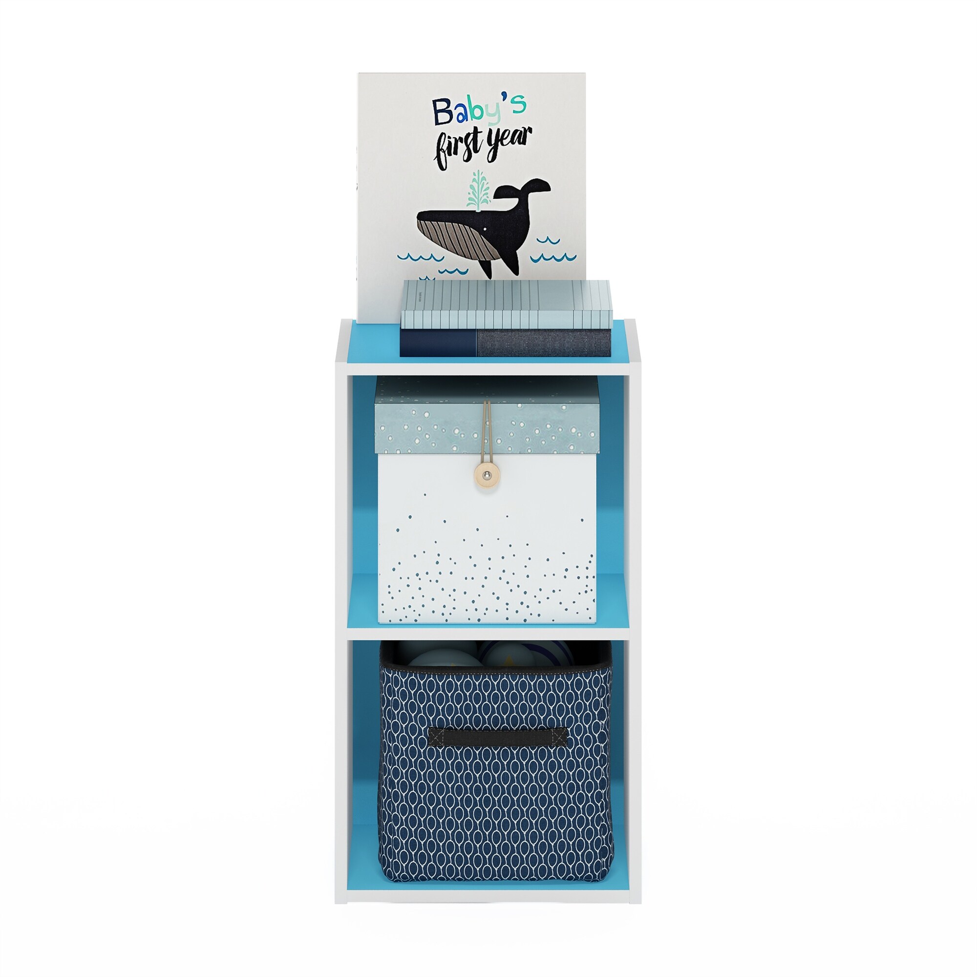 Furinno Pasir 2-Tier Open Shelf Bookcase-image
