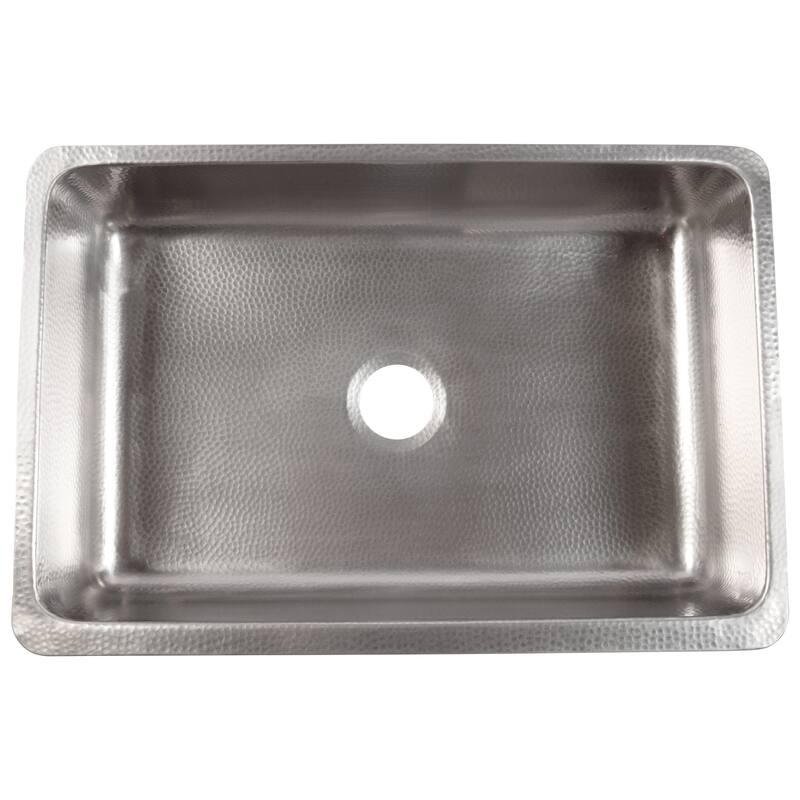 Lange Crafted Stainless Steel 32" Single Bowl Farmhouse Apron Front Undermount Kitchen Sink with Stainless Faucet Kit