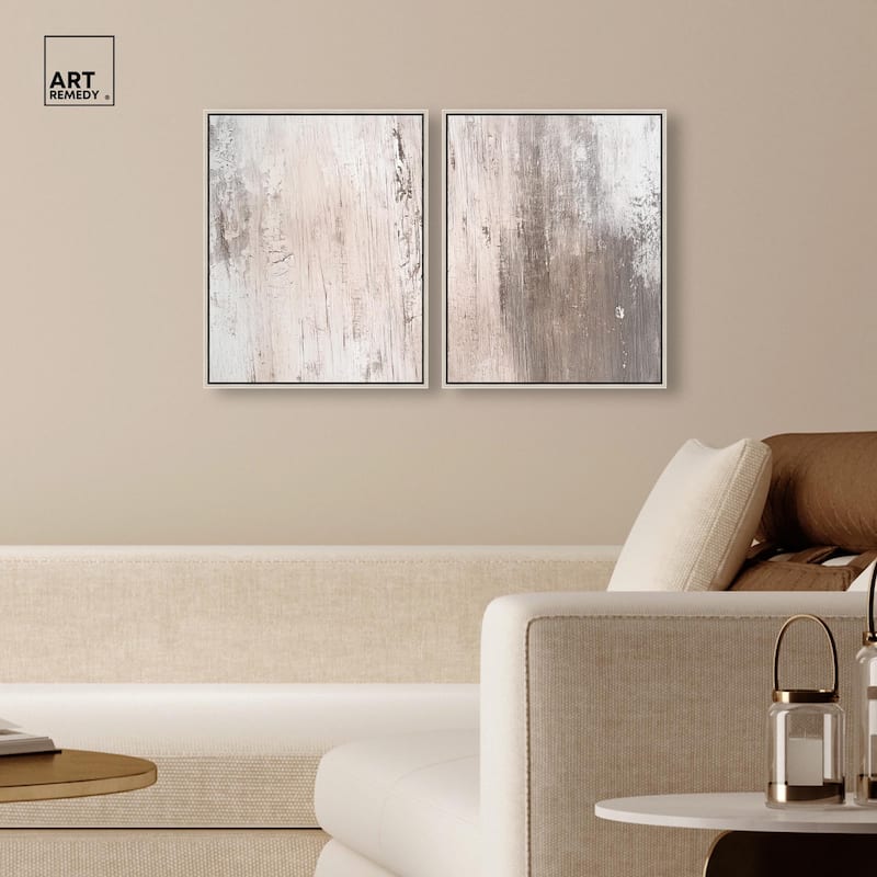 Striated Texture IV Canvas Set of 2 by Art Remedy