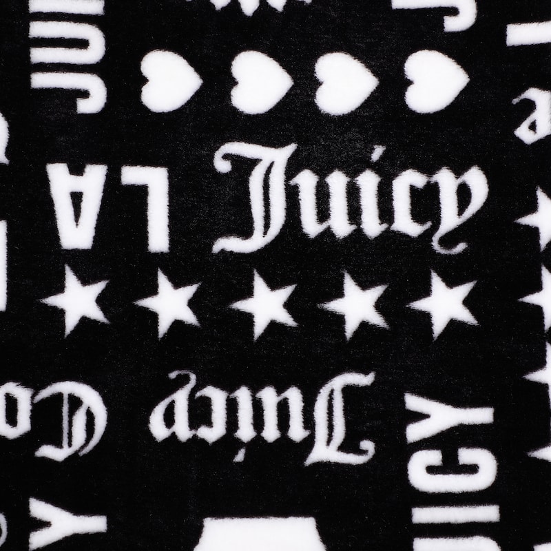 Juicy Couture Juicy Words 50" x 70" Plush Throw