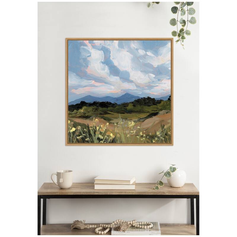 Kate and Laurel Garden of Gods by Emily Kenney Framed Canvas Wall Art Print