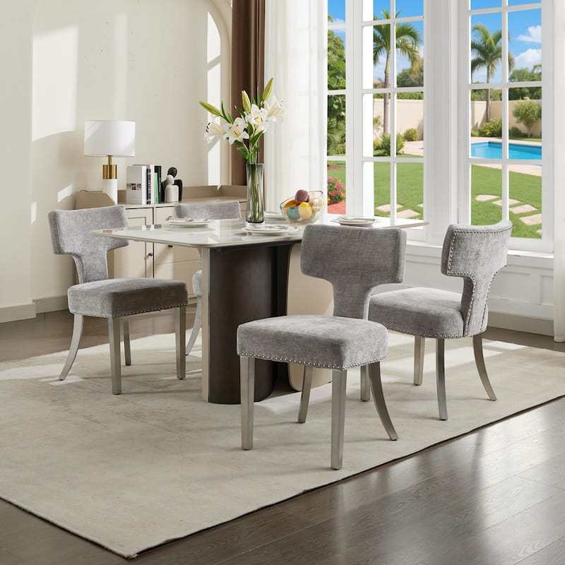 Upholstered Accent Chair Dining Chairs Set of 2