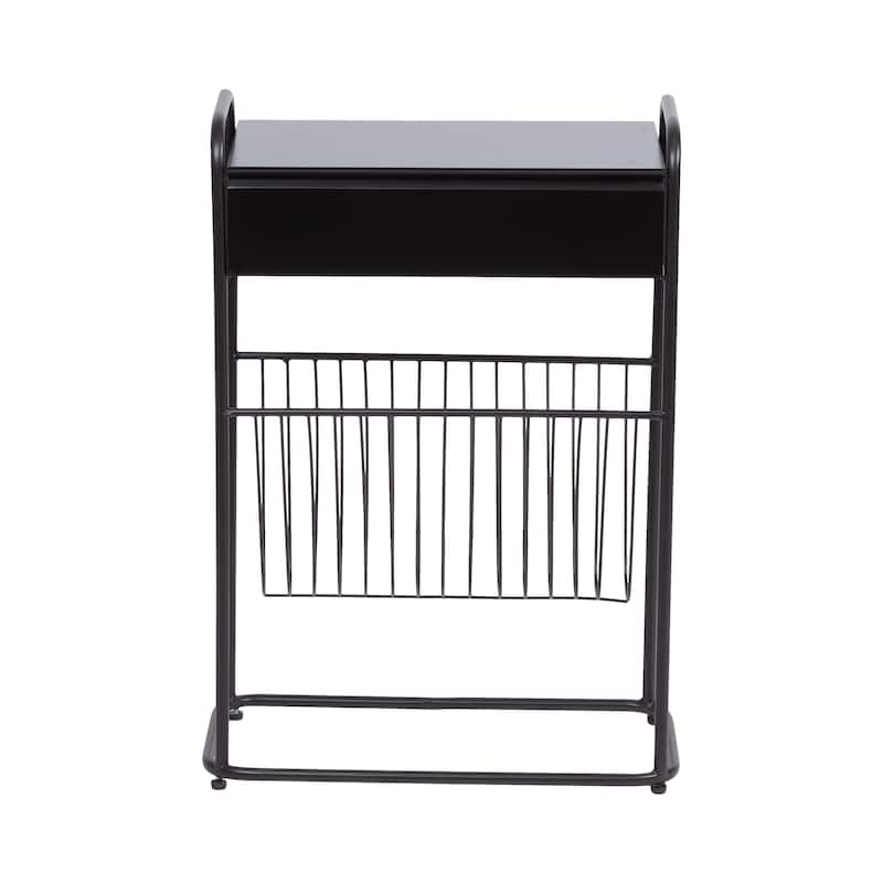 Kate and Laurel Kura Narrow Side Table - 19x9x26