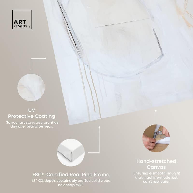 Void Symphony Haze II Canvas by Art Remedy, Gallery Wrapped