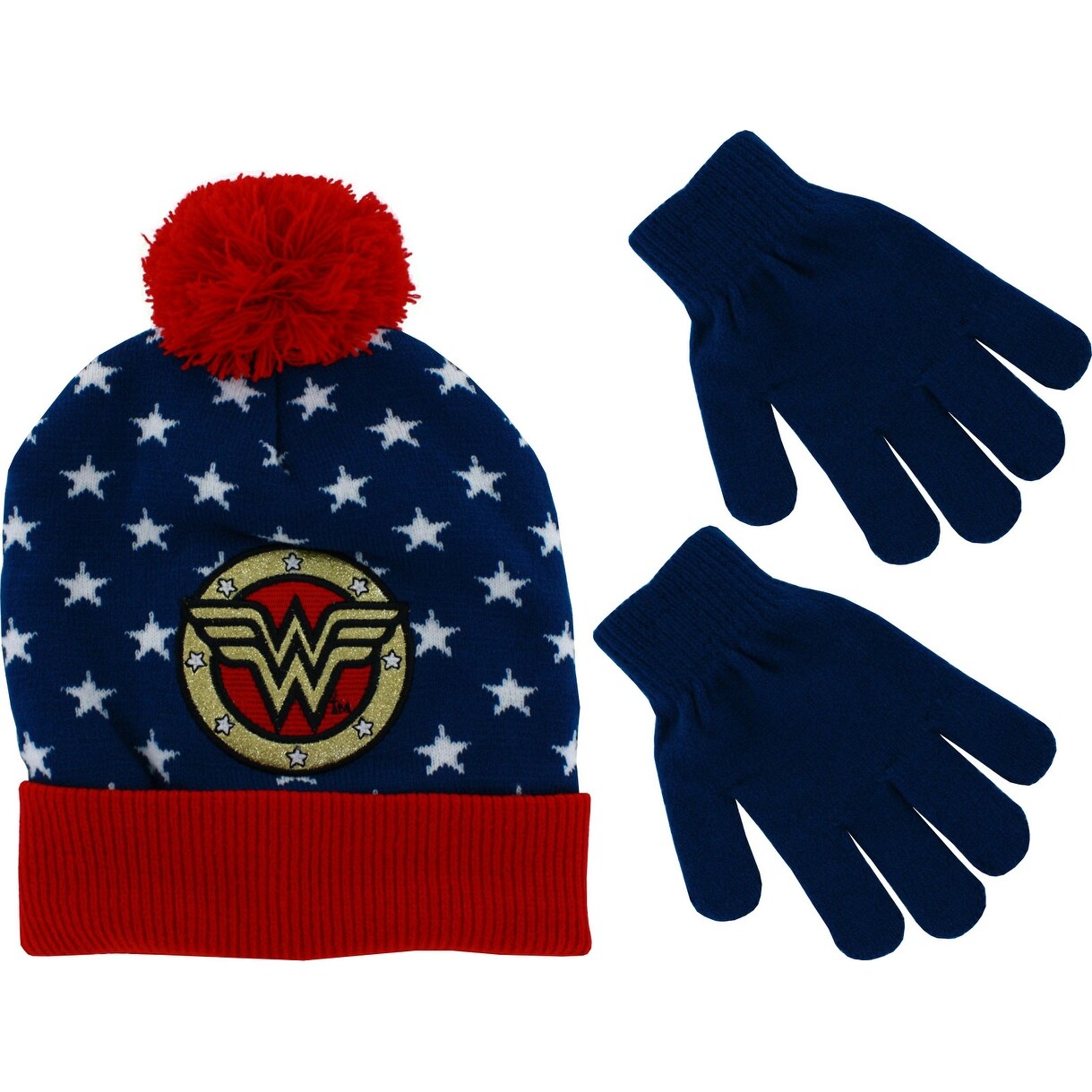 girls hat and gloves