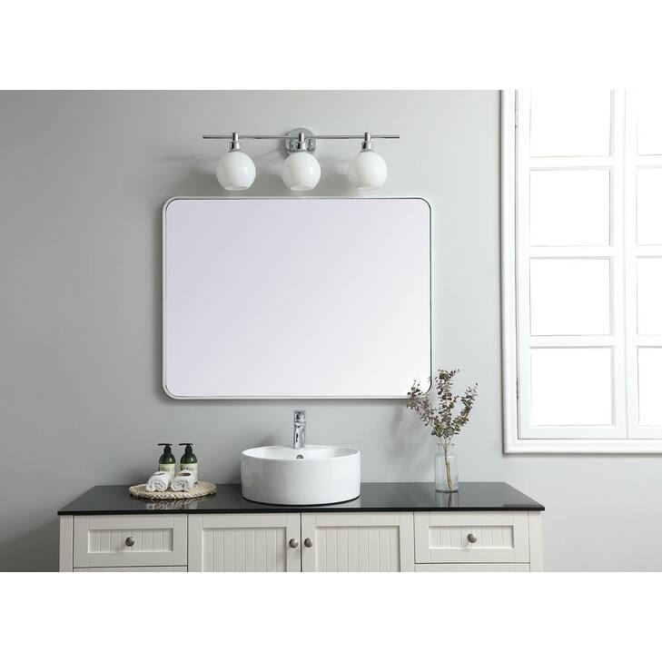 Elegant Lighting MR803040 Formiae 30" W x 40" H Contemporary