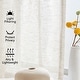 preview thumbnail 27 of 32, Deconovo Linen Sheer Curtains - Light Filtering Rod Pocket Drapes, 2 Panels