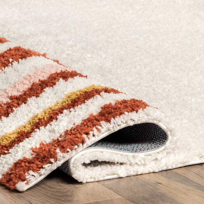 Nuloom Dotty Half Sunset Shag Area Rug