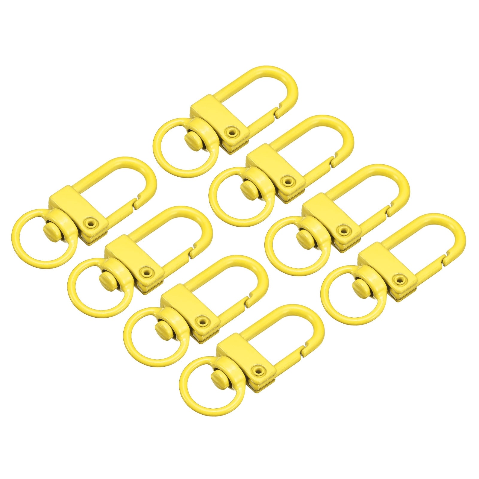 Swivel Clasps Snap Hook 33x13mm Lobster Claw Clasp for DIY Yellow