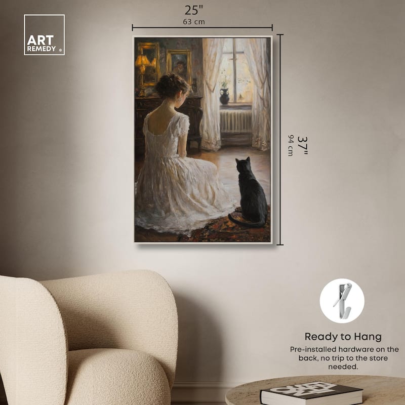 Her Faithful Companion Canvas by Art Remedy
