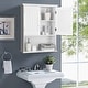 preview thumbnail 3 of 10, Costway Wall Mount Bathroom Cabinet Storage Organizer Medicine Cabinet - see details