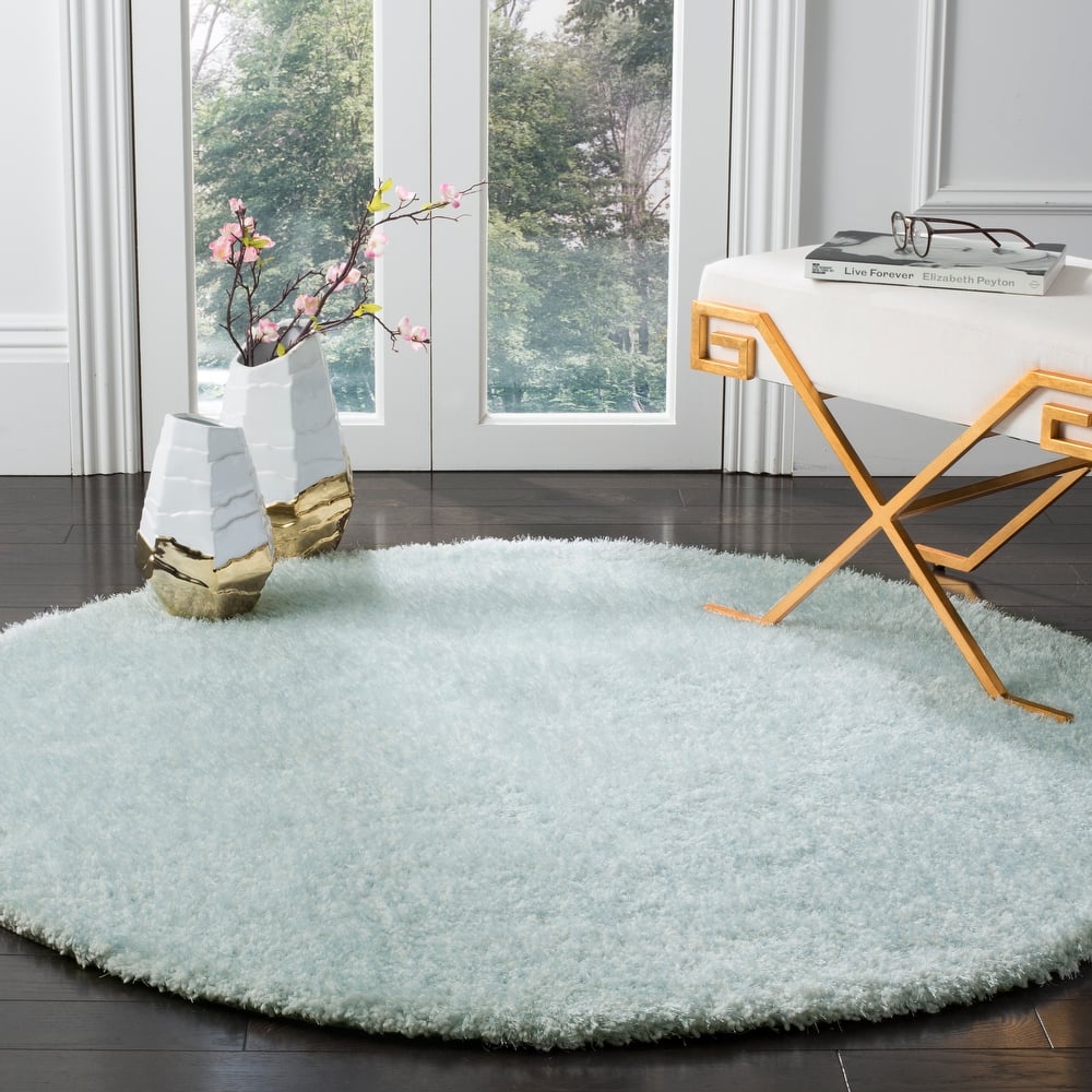 SAFAVIEH Handmade Toronto Shag Mikaela Polyester Rug