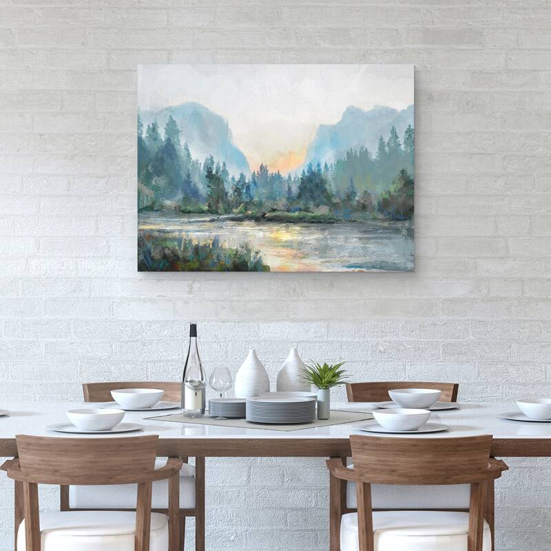Distant Hues by Studio Arts Canvas Art Print
