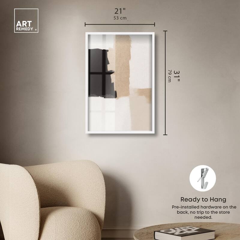 Earth and Ink IV Shadowbox by Art Remedy