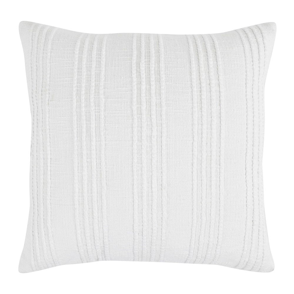 Villa by Classic Home Hannah 100% Cotton 22" Throw Pillow