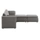 preview thumbnail 171 of 179, Mia Oversized Modular Sectional Fabric Sofa
