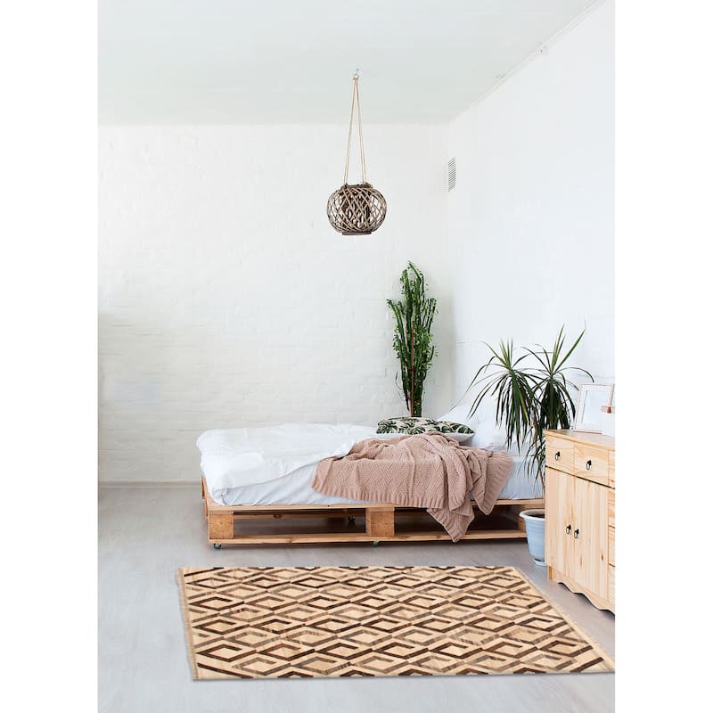 Sivas Beige Kilim 5'3" x 6'7" - 5'3 x 6'7