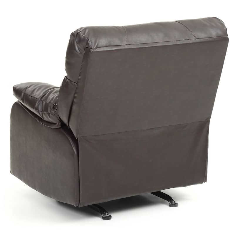 Manny Faux Leather Rocker Recliner