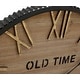 preview thumbnail 15 of 15, Brown Wooden Decorative Wall Clock with Gold Accents