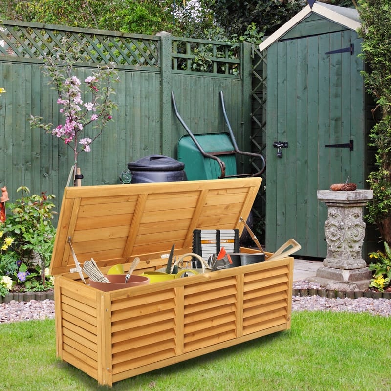 41 gal. Wood Deck Box