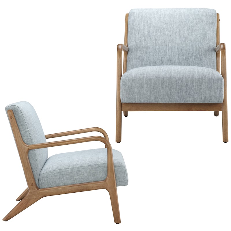 INK IVY Novak Mid Century Modern Accent Armchair
