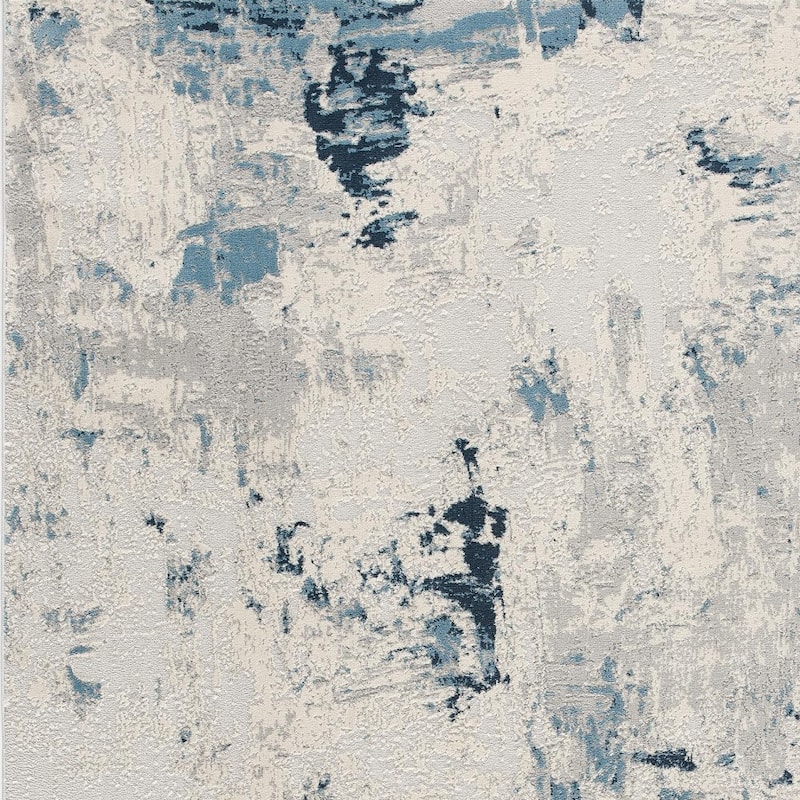 HomeRoots Abstract Abstract Rectangle Area Rug - 36 in. x 27 in. x 0.8 in.