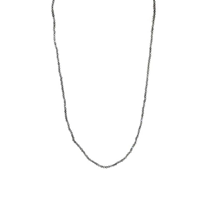 925 Sterling Silver Labradorite Beaded & Strand Necklace