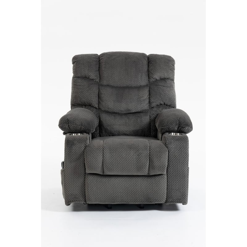 32.3" Elderly Power Lift Recliner，Power Lift Assist Chair，One-Box Packaging, 48-Hour Backrest Rebound - Grey