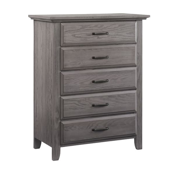 slide 2 of 6, Soho Baby Chandler 5 Drawer Dresser Graphite Gray