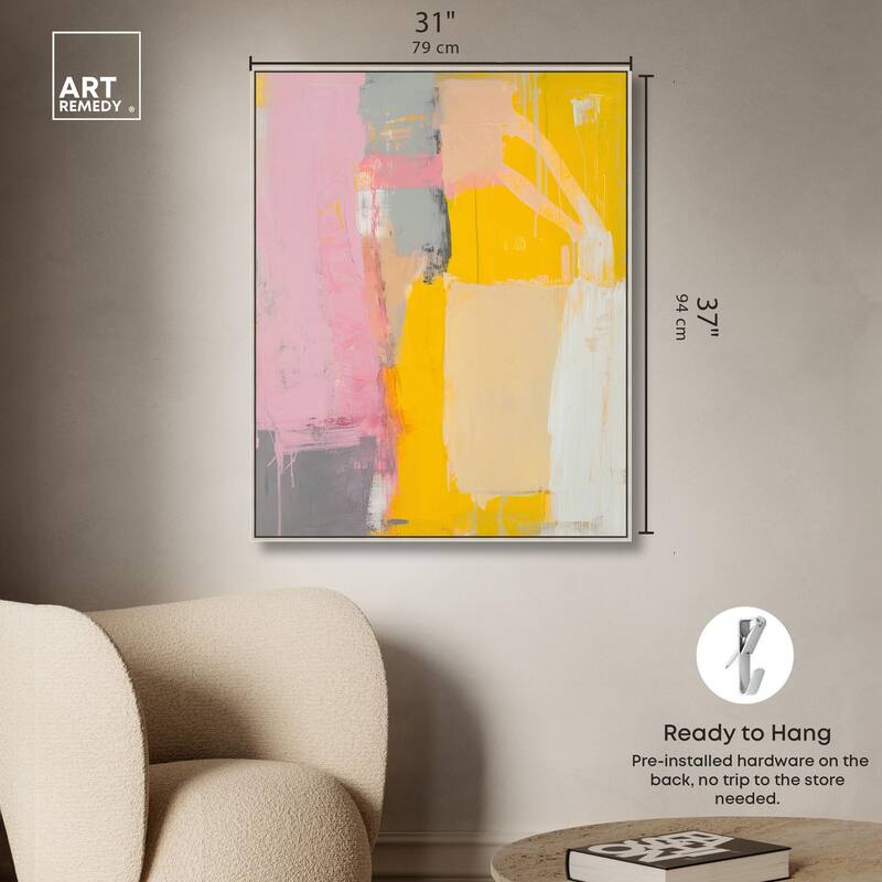 Tangerine Blush I Canvas by Art Remedy