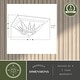 preview thumbnail 6 of 9, Yosemite Bronze Rustic Tree Square Indoor Outdoor Flush Mount Ceiling Light - 14-in W x 5.75-in H x 14-in D