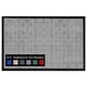 preview thumbnail 103 of 107, A1 Home Collections Polypropylene Rubber Door Mat All Weather Inside Outside Door Mat 18"x30" - Criss Cross Grey