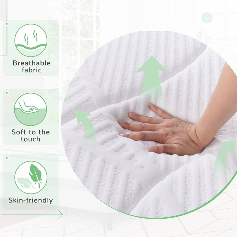 Novilla 10-inch Gel Memory Foam and Pocket Spring Hybrid Mattress