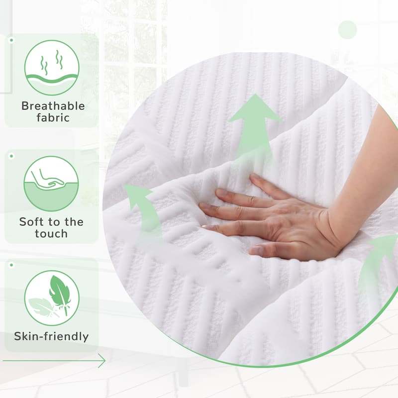Novilla 12-inch Gel Memory Foam and Pocket Spring Hybrid Mattress