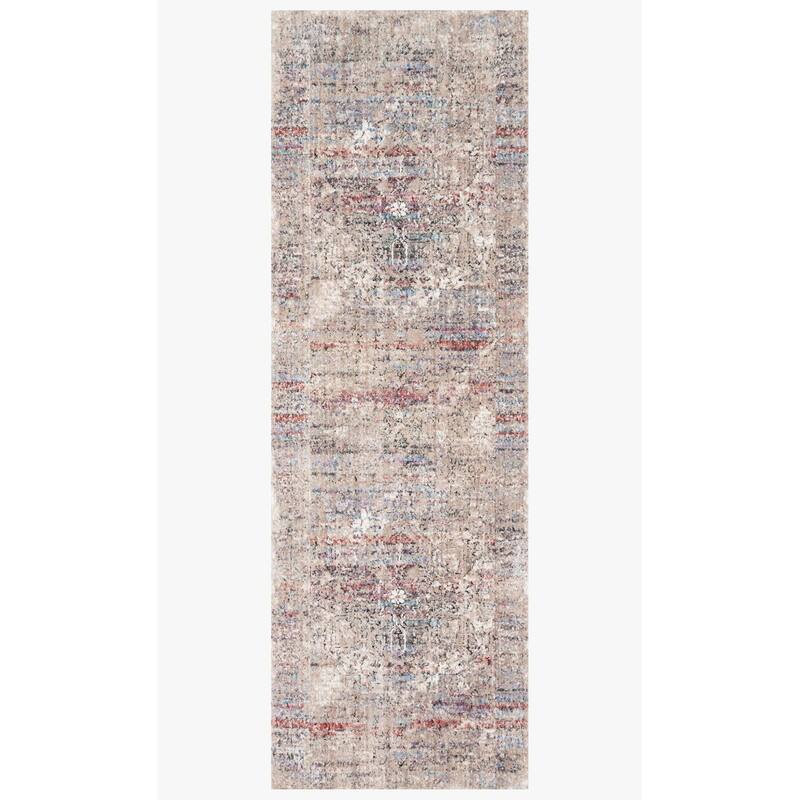 Alexander Home Adrian Distressed Abstract Transitional Area Rug