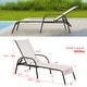 preview thumbnail 2 of 8, Gymax 2PCS Adjustable Chaise Lounge Chair Recliner Patio Yard Outdoor - See Details