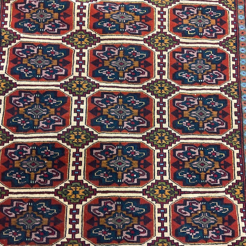 HERAT ORIENTAL Handmade Kurdish Wool Rug - 3'9" x 5'7"