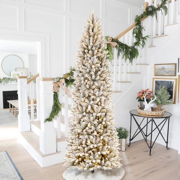 6ft pencil christmas tree pre lit on sale