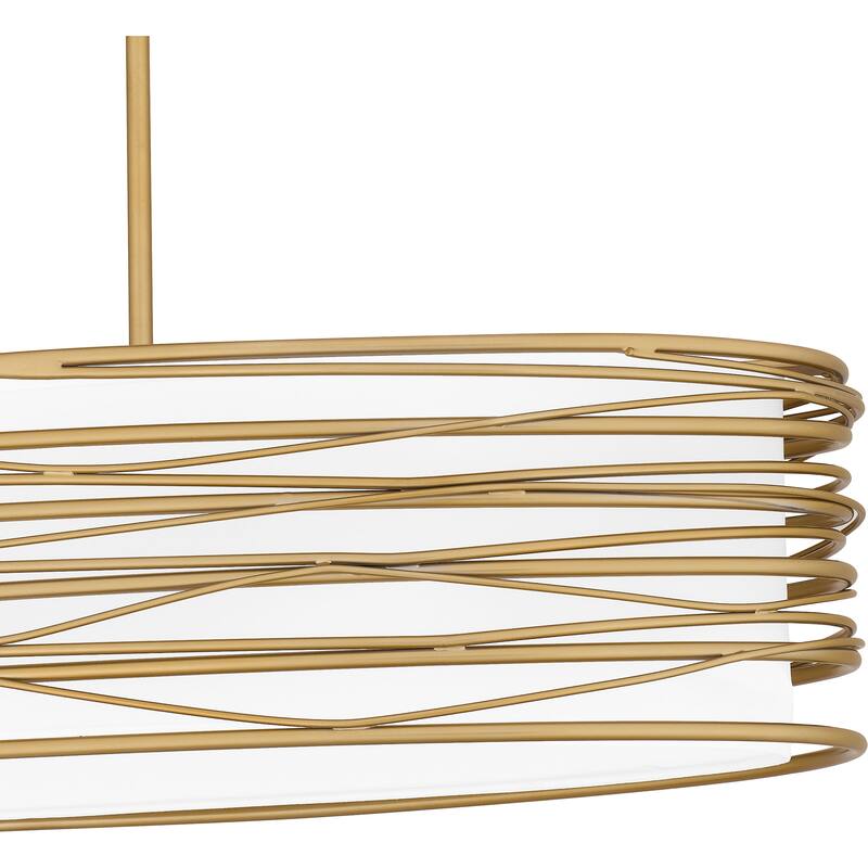 Spiral 5-Light Light Gold Island Light