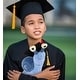 preview thumbnail 4 of 4, DolliBu Blue Snail Small Graduation Plush Toy with Cap with Tassel - 5.5 inches