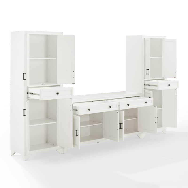 Crosley Tara 3Pc Entertainment Set - 15"x108.5"x67.75"