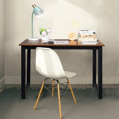 43" Decent High Strength Wooden Computer Desk Oak